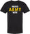 Proud Army Family T-Shirt | USA Military Support & Patriotic Family Matching Short Sleeve Unisex Shirt, Black