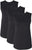 Women's Jersey Muscle Tank Top Shirts | Soft Cotton Relaxed Fit Workout Cami Shirts | Sleeveless Athletic Tanks (3-Pack)