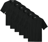 Solid Performance Military Tactical T-Shirts | 100% Polyester Moisture Wicking Crewneck Tee Shirts, 6-Pack