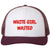 White Girl Wasted Trucker Hat Embroidered Funny Party Gag Gift Mesh Back Adjustable Cap