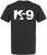 K9 Canine Bold Police Dog T-Shirt | Double Sided K-9 Law Enforcement Dogs Handler Tee Shirt