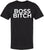 Boss Bitch Female Graphic Printed T-Shirt – Funny Empowering Girl Boss Gift Tee Shirt, Black