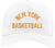 New York basketball Embroidered Baseball Cap | 100% Polycotton Snapback Sports Unisex Dad Hat