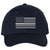 Thin White Line USA Flag Hat American Flag Baseball Cap | Support EMS EMT & First Responders
