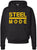 Steel Mode Printed Hooded Sweatshirt | Pittsburgh Football Steel City Fan Hoodie Pullover for Men & Women