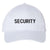 SECURITY Lightweight Twill Snapback Cap Structured Uniform Guard Agent Adjustable Hat