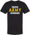 Proud Army Family T-Shirt | USA Military Support & Patriotic Family Matching Short Sleeve Unisex Shirt, Black
