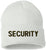 SECURITY Embroidered Beanie Warm Winter Watch Cap Security Guard Officer Uniform Outdoors Hat