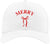 Merry Embroidered Two Tone Baseball Cap with Bow | Festive Christmas Holiday Adjustable Polycotton Unisex Hat