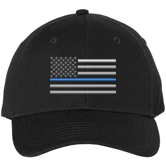 Thin Blue Line USA Flag Hat American Flag Baseball Cap Support & Honor Police Officers