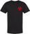 Biohazard Symbol Printed T-Shirt | Red Hazard Warning Graphic Street Cool Tee Shirt for Men & Women