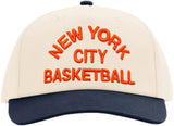 New York City Basketball 3D Puff Embroidered Hat Snapback Baseball Cap, Adjustable NYC B-Ball Cap