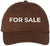 For Sale Sign Embroidered Dad Hat | Adjustable Funny Gift Baseball Cap for Men and Women