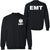 EMT Sweatshirt | Double-Sided Printed Emergency Medical Technician First Responder Crewneck Top