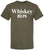 Whiskey Helps Printed T-Shirt Funny Drinking Shirt Bar Humor Gag Gift Party Tee