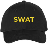 SWAT Baseball Cap | Embroidered SWAT Hat for Professional Special Operations Unit and Military Forces | Structured Cap for Men & Women