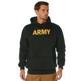 Rothco Army Printed Pullover Hoodie – PT Physical Training Hooded Sweatshirt