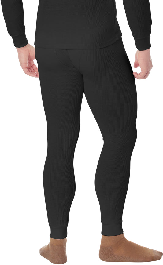 Black - Cold Weather Thermal Knit Underwear Pants
