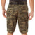 Coyote Camo - Tactical Cargo BDU Shorts - Polyester Cotton Twill - Button Fly
