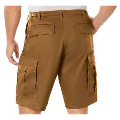 Work Brown - Tactical Cargo BDU Shorts - Polyester Cotton Twill - Button Fly (Copy)