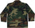 Woodland Camouflage - Kids Military BDU Shirt - Polyester Cotton