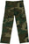 Woodland Camouflage - Tactical BDU Cargo Pants - Poly/Cotton Twill - Zipper Fly - Kids