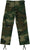 Woodland Camouflage - Tactical BDU Cargo Pants - Poly/Cotton Twill - Zipper Fly - Kids