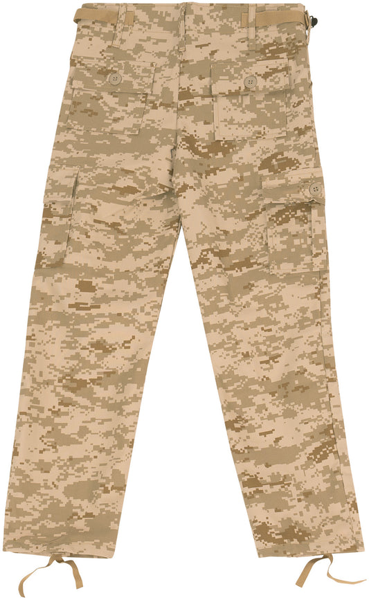 Digital Desert Camouflage - Military BDU Pants - Poly/Cotton Twill, Kid's
