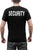 Black - Double Sided Official SECURITY Raid T-shirt