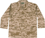 Desert Digital Camouflage - Kids Military BDU Shirt