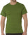 Heather Green Solid Color T-Shirt with Cotton / Polyester Blend