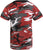 Red Camouflage - Tactical Short Sleeve T-Shirt - Youth