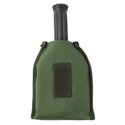 Orange Mini Pick and Shovel Folding Camping Tool with Canvas Cover Compact Survival Tool (10")