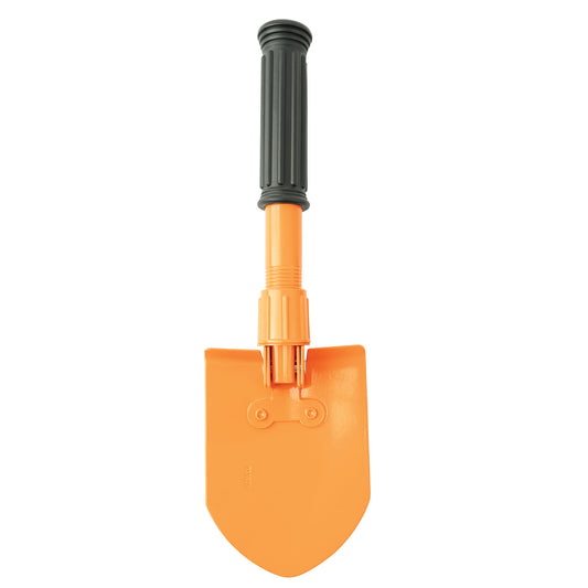 Orange Mini Pick and Shovel Folding Camping Tool with Canvas Cover Compact Survival Tool (10")