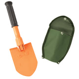 Orange Mini Pick and Shovel Folding Camping Tool with Canvas Cover Compact Survival Tool (10