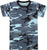 Sky Blue Camouflage - Kids Military T-Shirt