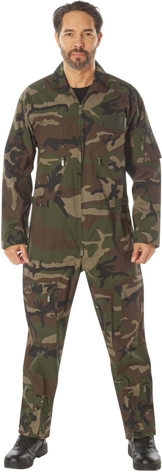Woodland Camouflage - Tactical Flight Suit US Air Force Style Pilots Coveralls