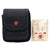 Black - Double Narcan Nasal Spray Pouch with Red Star Of Life Logo