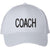COACH Baseball Hat Embroidered Uniform Sports Cap for Head & Assistant, Adjustable for Men & Women Coaches