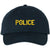 POLICE Unstructured Dad Hat Low Profile Adjustable Baseball Cap for Security, Guard & Law Enforcement Uniforms