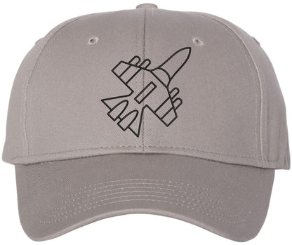 Jet Fighter Embroidered Baseball Cap Airplane Pilot Gift Dad Hat Aviation Aircraft