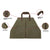 Olive Drab - Wax Canvas Log Carrier – Indoor/Outdoor Firewood Bag – Great for Campfires and Fireplaces