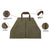 Olive Drab - Wax Canvas Log Carrier – Indoor/Outdoor Firewood Bag – Great for Campfires and Fireplaces