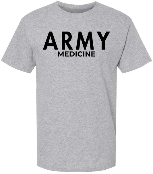 Army Medicine T-Shirt | U.S. Army Medical Corps Military Doctor & Medic Short Sleeve Crewneck PT Tee Shirt