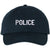 POLICE Unstructured Dad Hat Low Profile Adjustable Baseball Cap for Security, Guard & Law Enforcement Uniforms