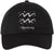 Zodiac Signs Embroidered Dad Hat | Adjustable Astrology Horoscope Monthly Symbols Designs Unstructured Cap, Black