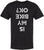 Is My Bike OK Funny Cycling T-Shirt 100% Cotton Distressed Text Tee for Cyclists & Bike Lovers, Black