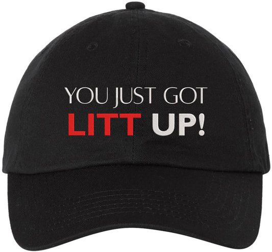 You Just Got Litt Up Funny Embroidered Baseball Cap - Suits TV Show Merchandise 100% Cotton Unisex Dad Hat
