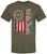 We the People 1776 USA Flag T-Shirt | Independence Freedom Patriotic US American Short Sleeve Tee