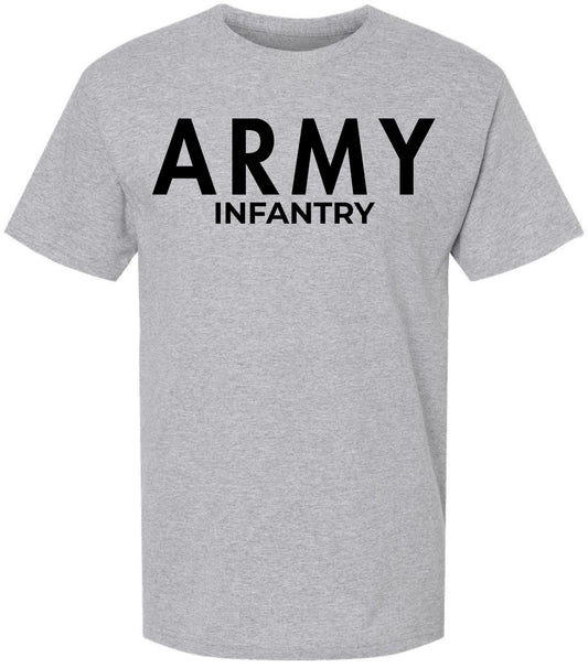 Army Infantry Physical Training T-Shirt - PT Running Gym Athletic Tee